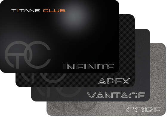 Titane Club membership cards